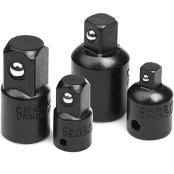 4pcs Socket Convertor Adaptor Reducer Set 1/2 To 3/8 3/8 To 1/4 3/4 To 1/2 Impact Drive Socket Adaptor Repair Tools