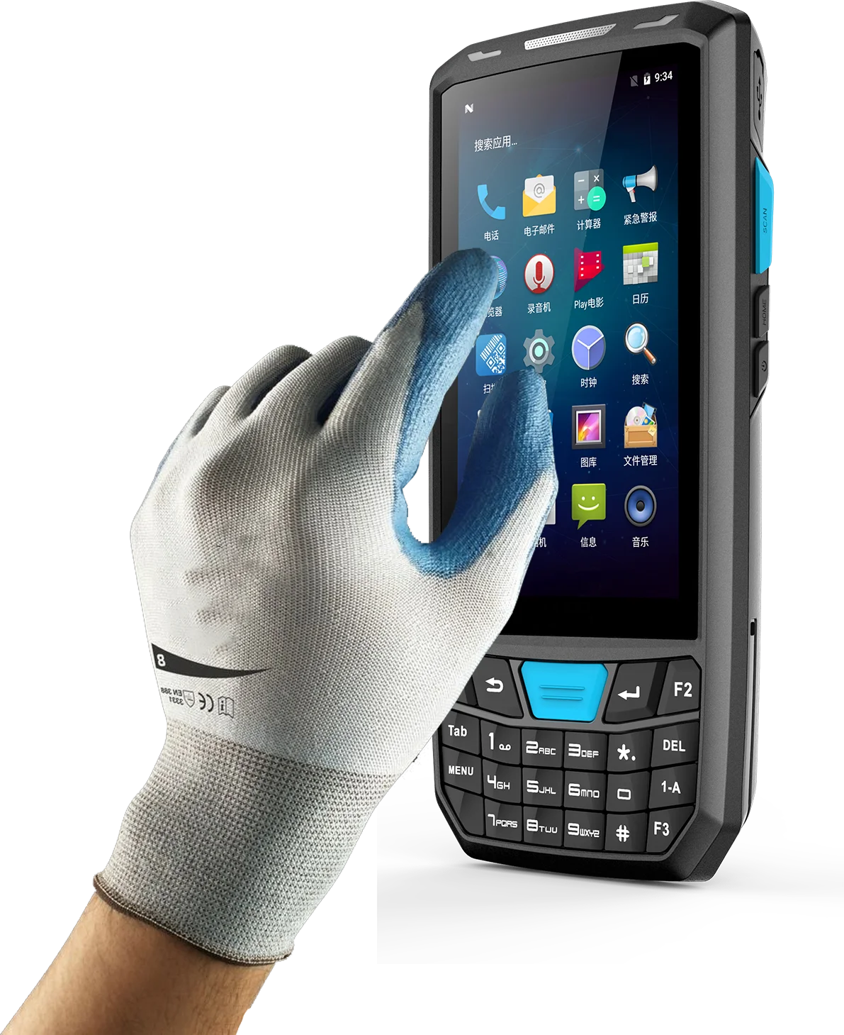LECOM New Model T80 Rugged Pda IP66 RFID Handheld Data Collector