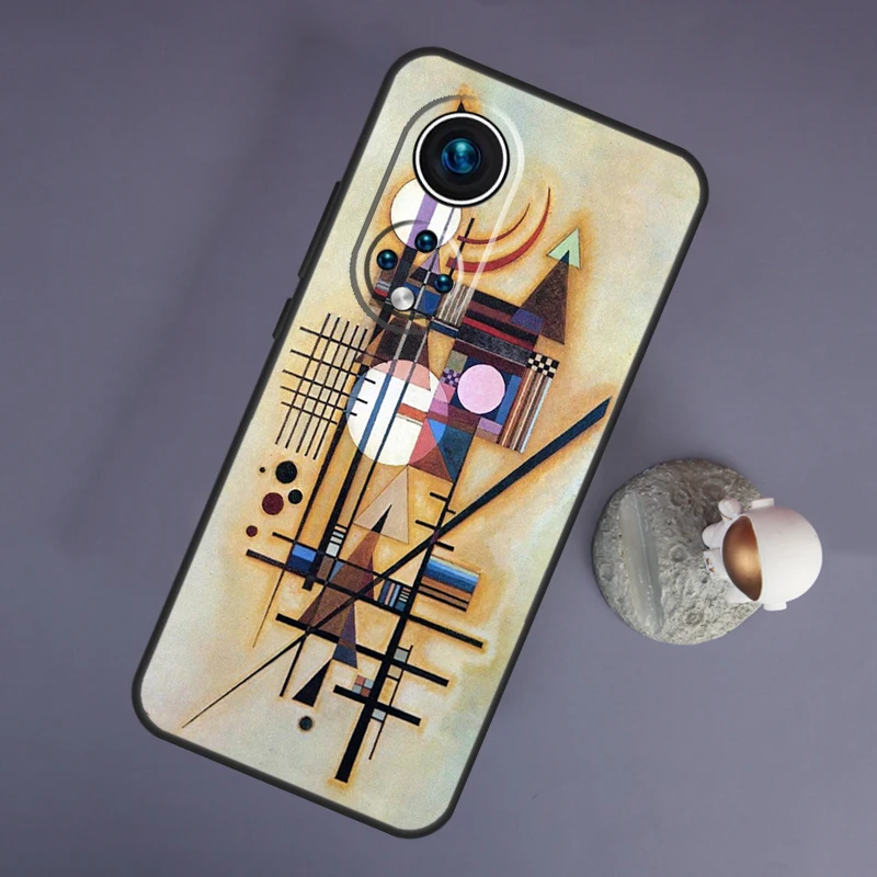 Wassily Kandinsky Abstract For Huawei Honor Magic 5 Lite 70 50 X8 X9 a P20 P30 P40 P50 P60 Pro P Smart Nova 9 5T Case