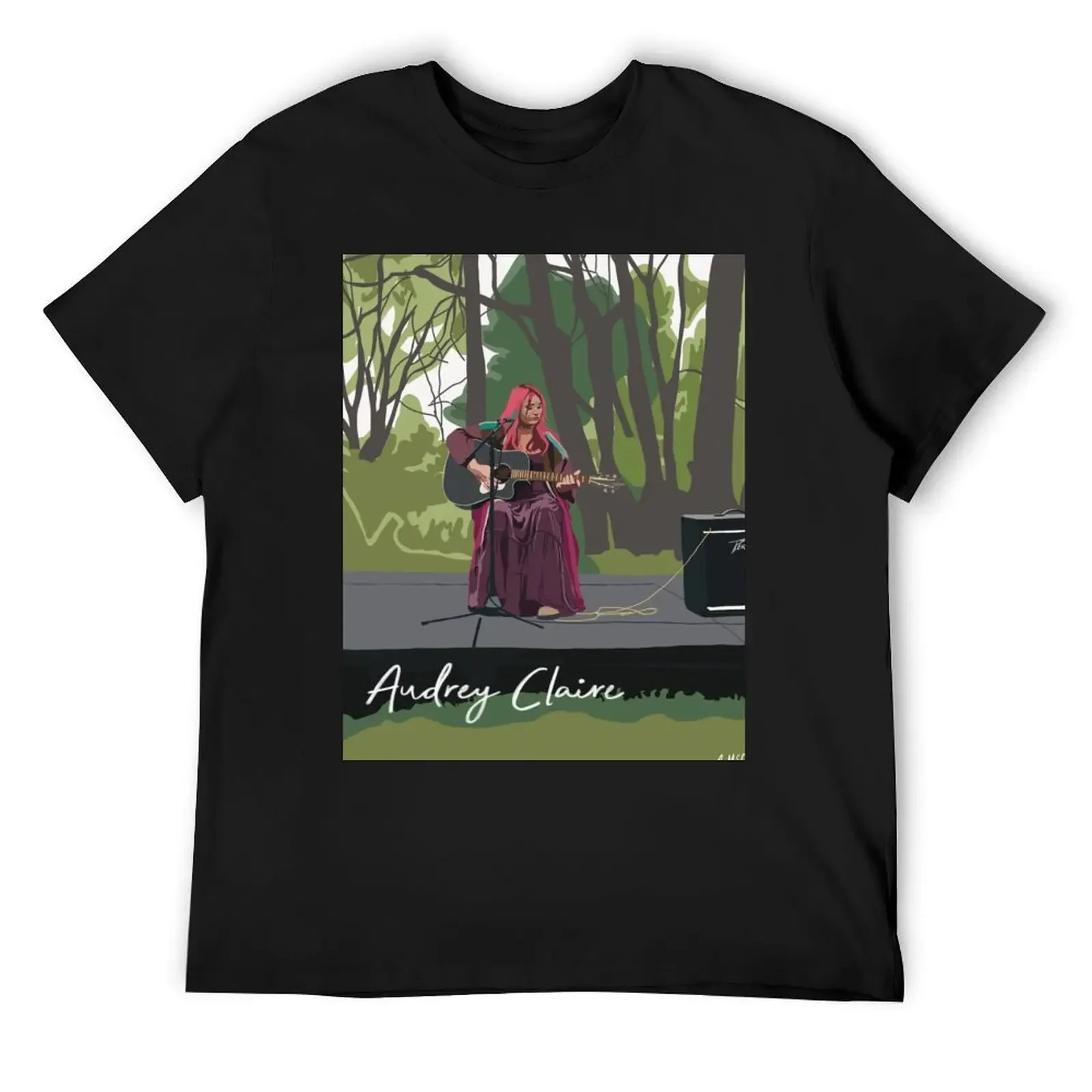 Audrey plays the Gunk House T-Shirt blue archive graphic shirts quick drying Short sleeve tee men