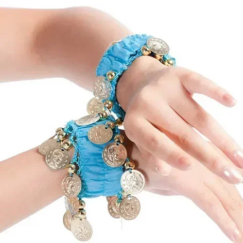 어린이 인도 댄스 코스튬 의류 핸드 링, 밸리 댄스 밸리 쥬얼리, 밸리 댄스 팔찌, 어린이 핸드 링, 9 색 레드