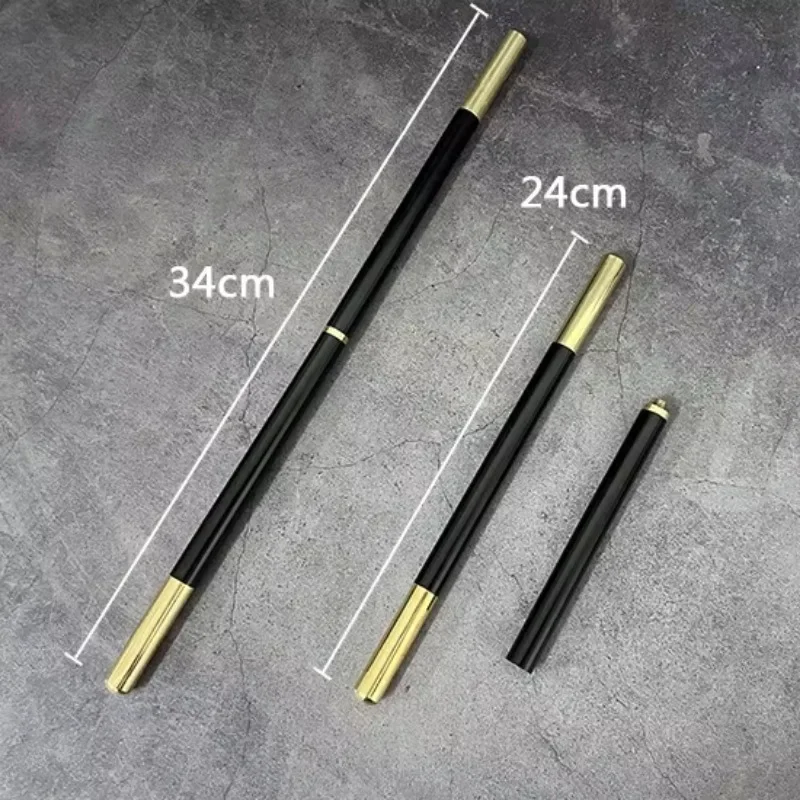 عصا الساحر الاحترافية متعددة الوظائف عصا سحرية عصا الساحر مع رأس نحاسي لمرحلة الخدع السحرية ملحقات ماجيا الدعائم #6