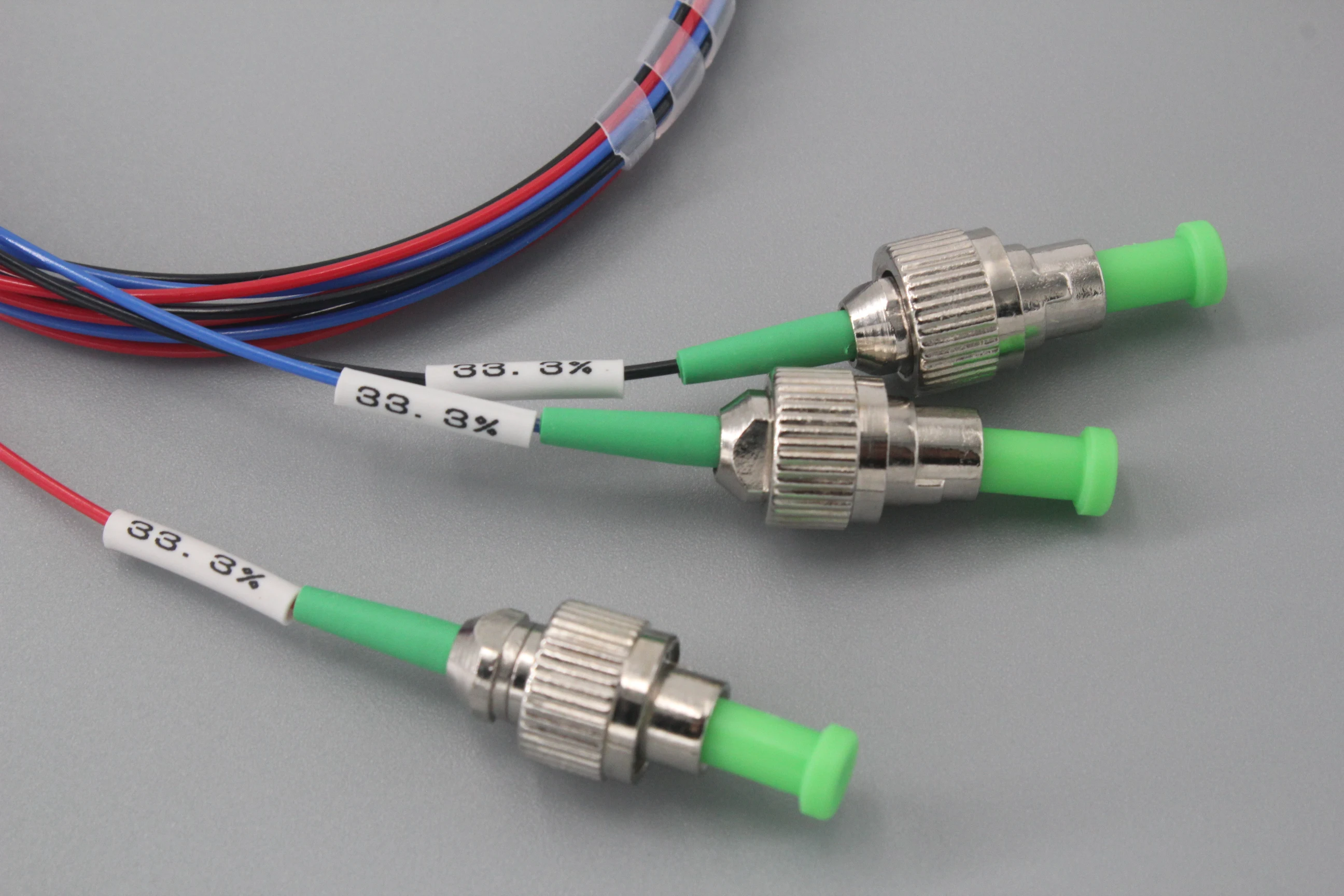 PM FBT Coupler,630nm 1*3 ,3*3 Polarization-Maintaining Fiber Tapered Coupler LC/FC/SC/ST Connectors