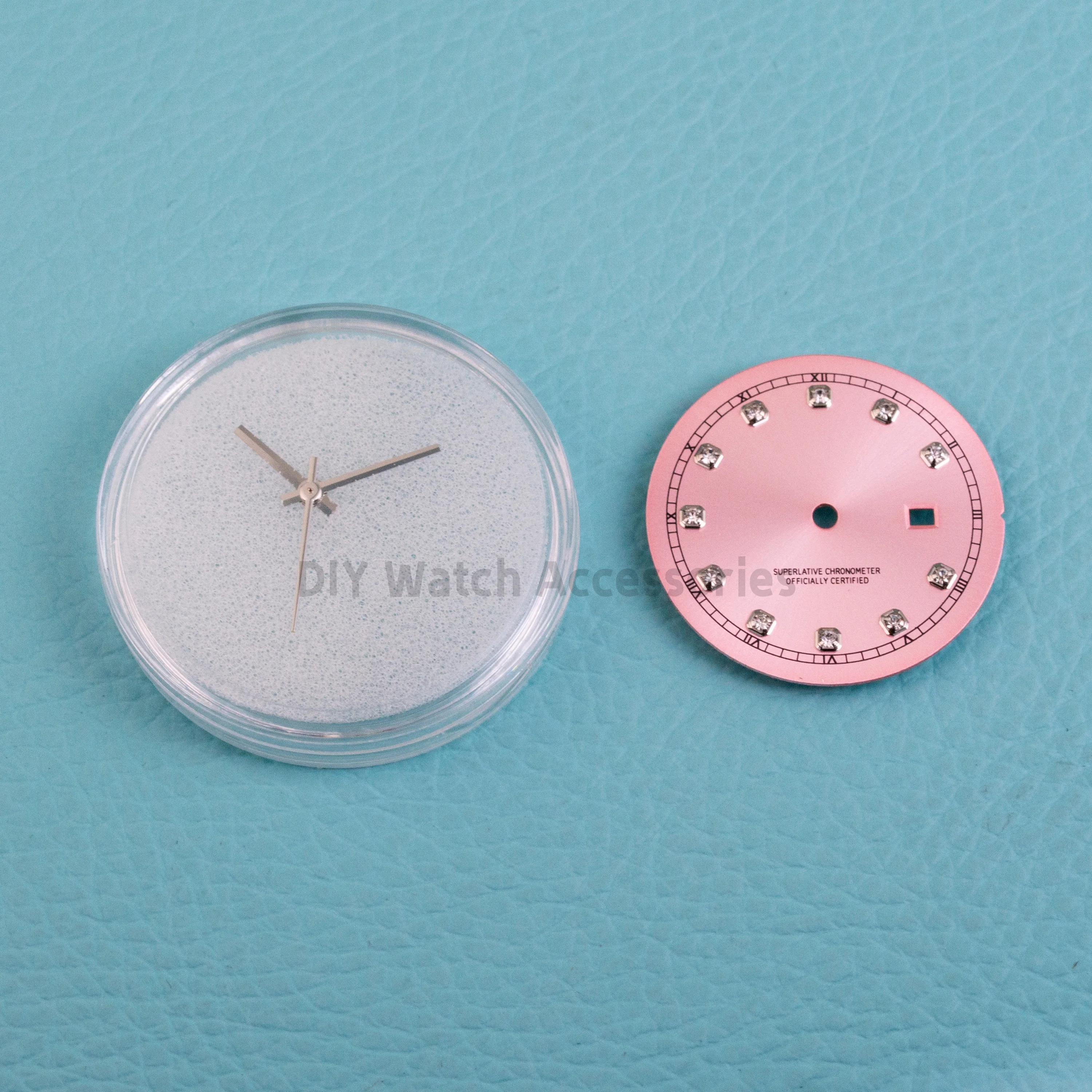 

Women‘s Watch Dial Diamonds Dial 25mm Dial NH05 Watch Dial Luminous Hands For NH05 NH06 Movement Mod Datejust Watch Dial