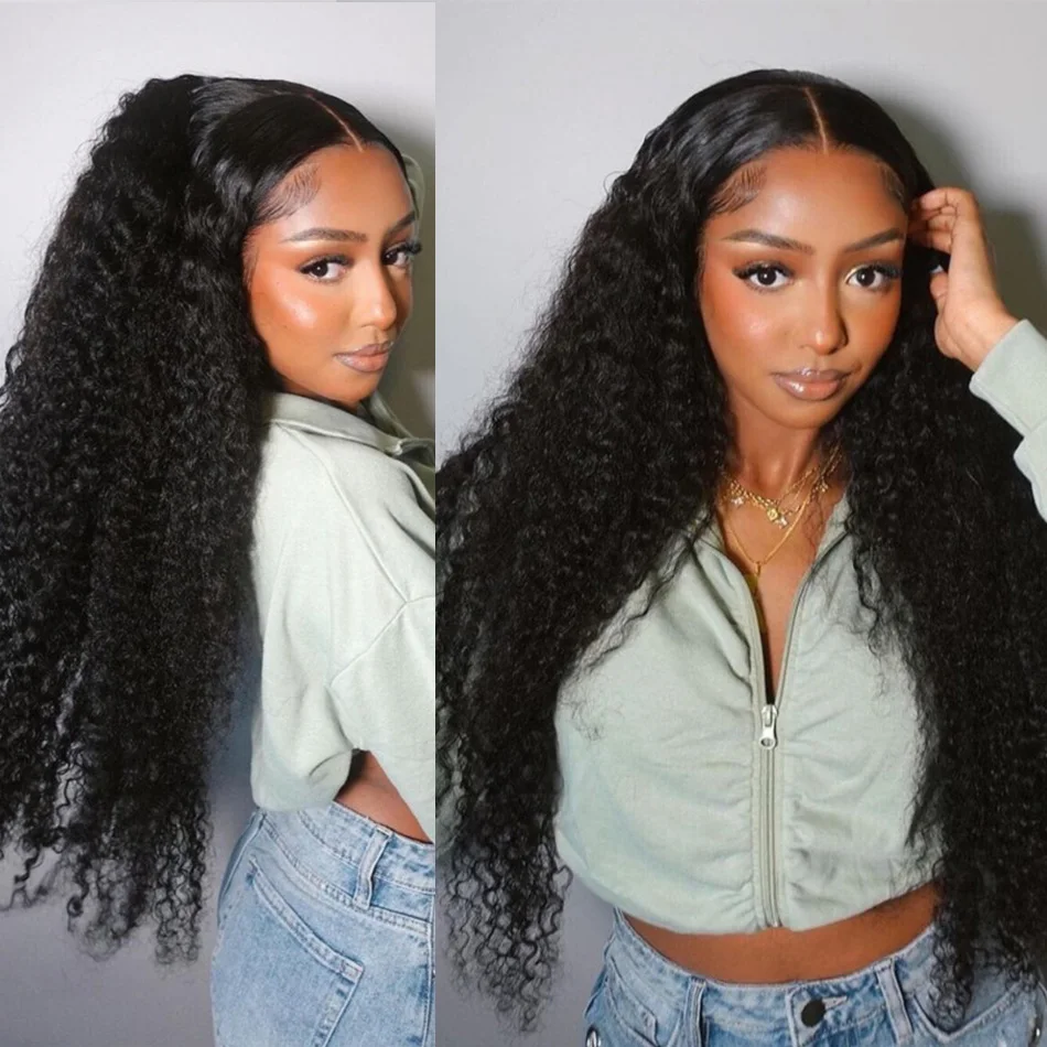 40 inch Deep Wave 13x6 HD Lace Frontal Wigs For black Women Water Wave Curly Lace Frontal Wigs 13x4 Lace Front Wig Human Hair