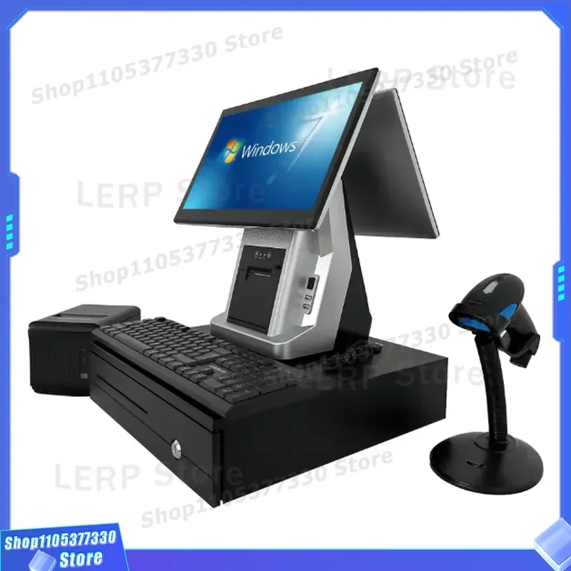 2024 Touch Screen POS Cash Register All in One Machine Tablet Endpoint System for Grocery Store Supermarket Retail Shop