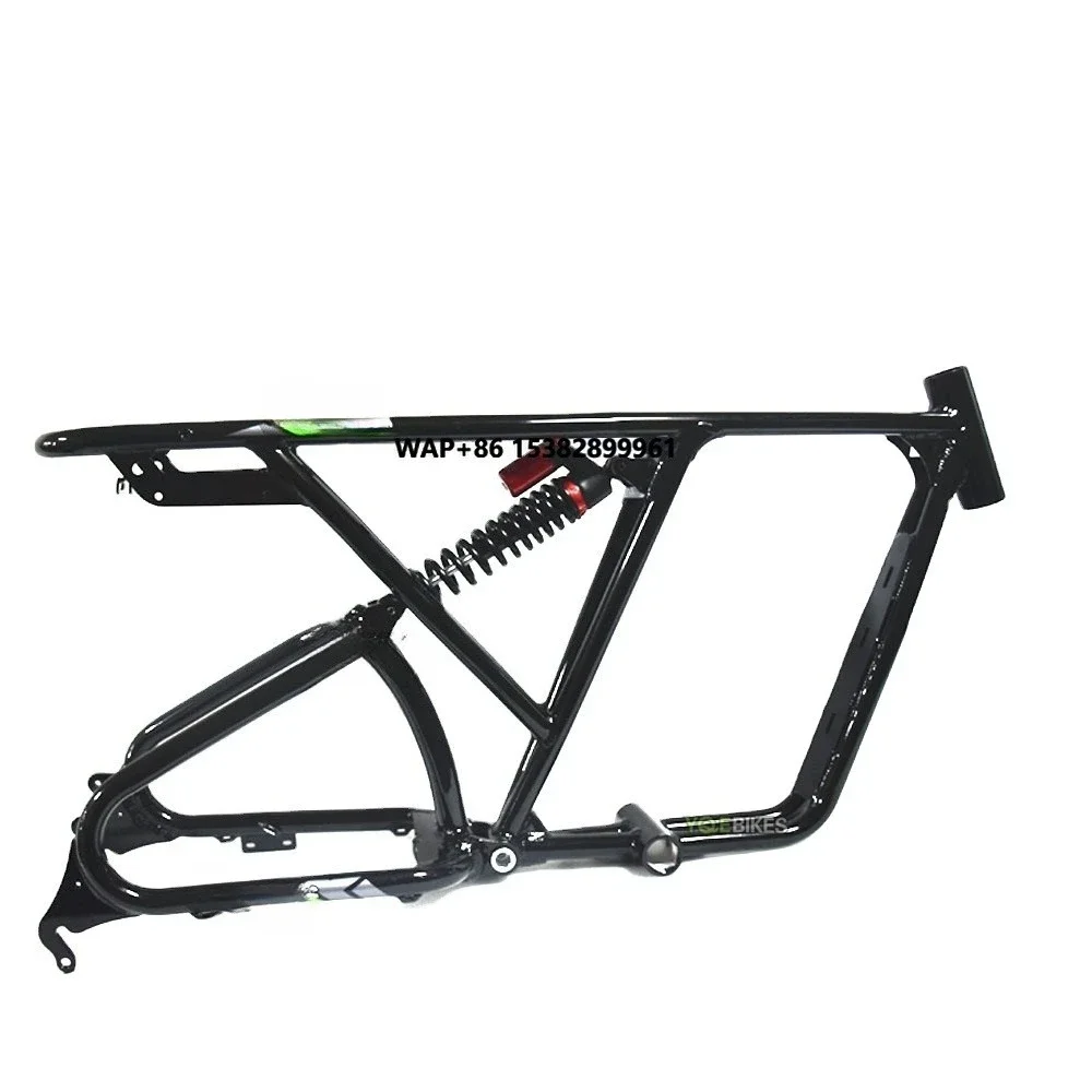 

YQEBIKES Good Quality Full Suspension Electrical Fat Bicycle Frame 20 Inch Electric Bike 73 Frameset MTB Dirt Jump Ebike Frame