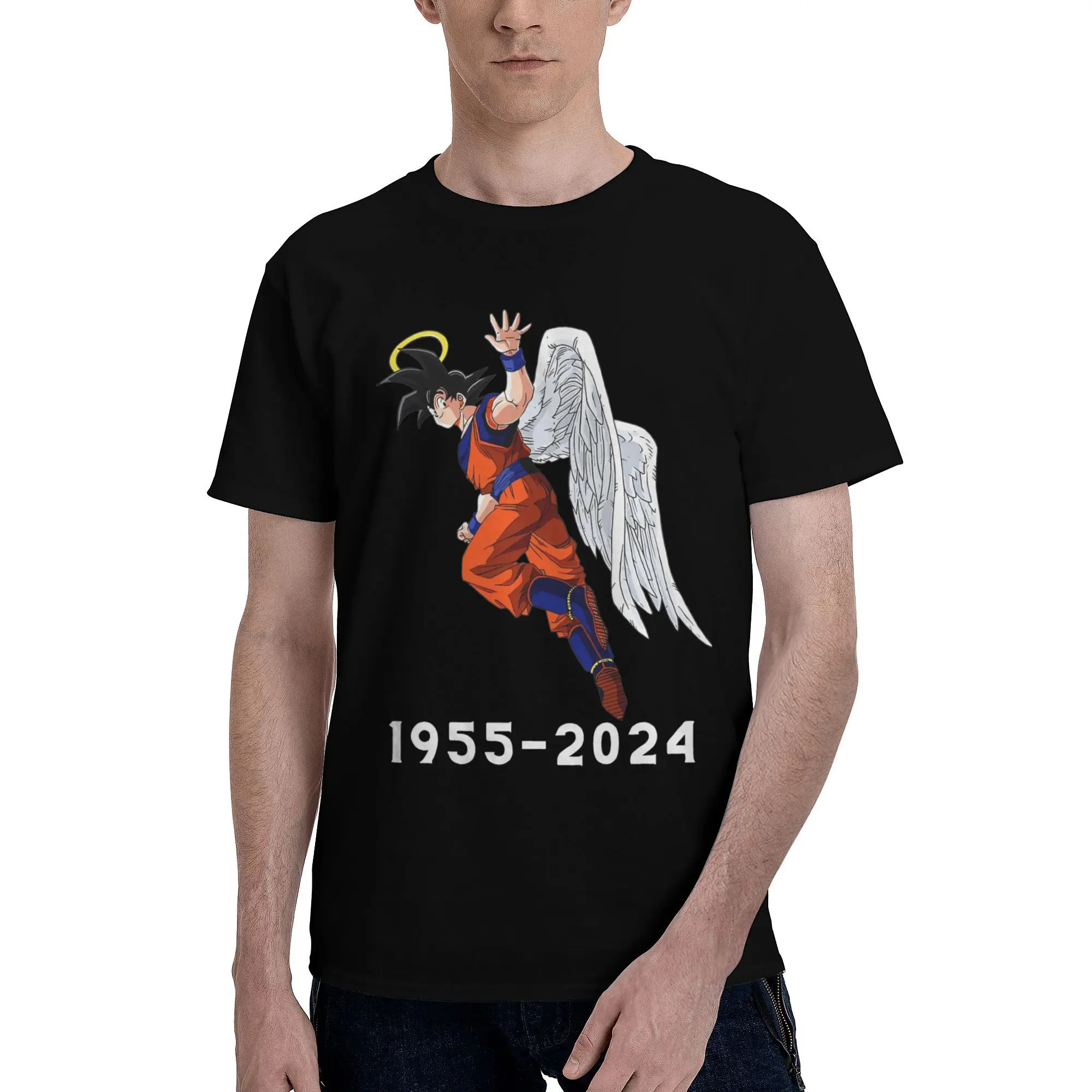 Men Women Angel Goku Akira Toriyama Tribute DBZ T Shirts  100% Cotton Clothing Short Sleeve O Neck Tee Shirt Unique T-Shirt