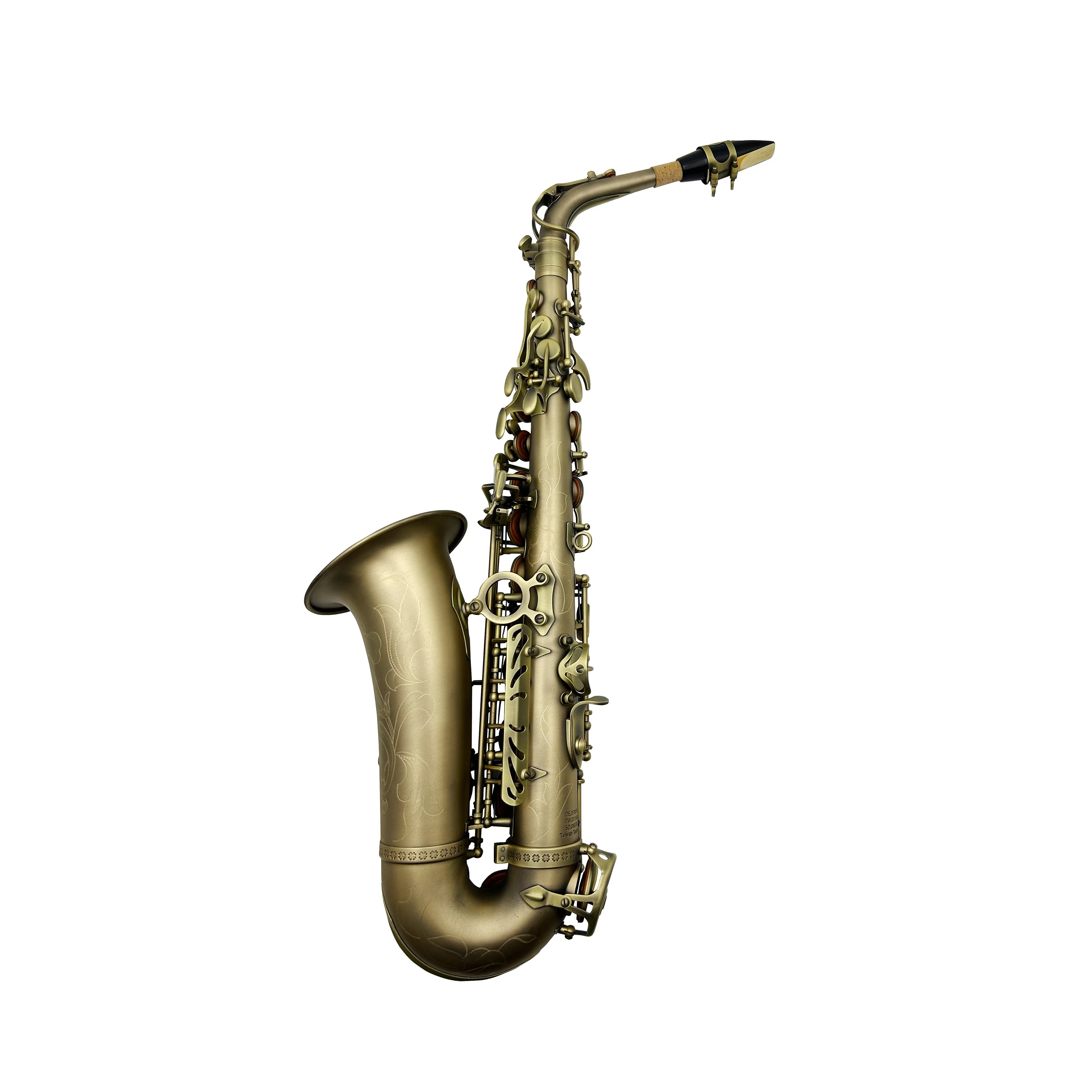 Vintage Gold Copper Woodwind Instrument Alto Saxophone Exceptional Tone Eb Foldable [Customization Required]