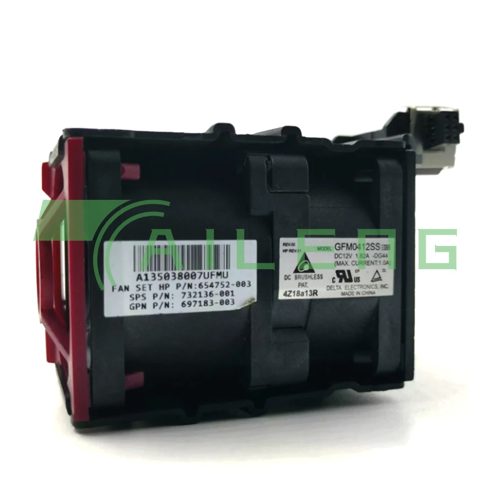 Cooling Fan for ProLiant DL360P DL360E G8 Fan Module 654752-002 654752-002 667882-001 697183-002 697183-001 GFM0412SS Fan