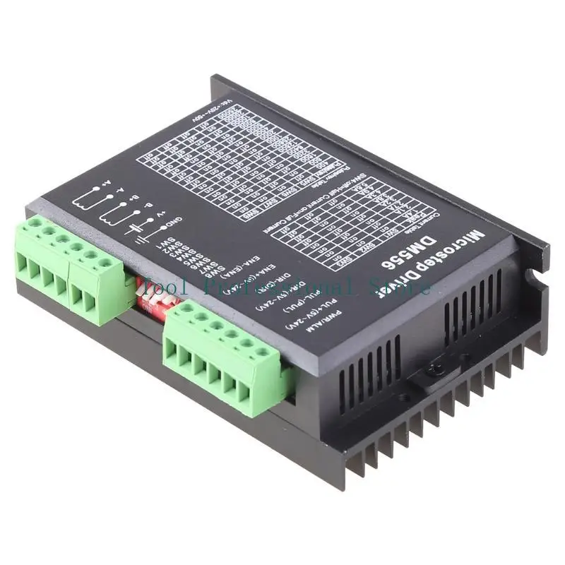 57QF DM556 CNC 2-Phase Stepper Motor Driver 42/57/86 Stepper Motor Driver Controller Module Board Low Drive & Motor Heating