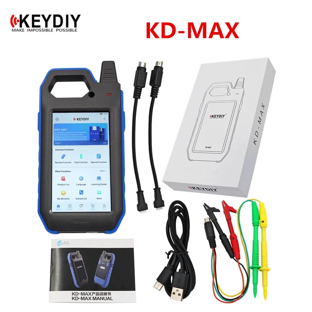 KEYDIY KD MAX Key Programmer Tool Maker and Generator With 96bit 48 Copy Function Transponder Chip Copier Mutil-functional