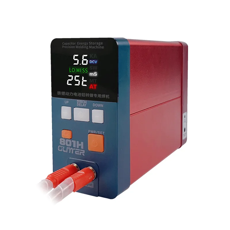 

DDP 801H 3500A High Power Pulse Battery Spot Welder 19.8kw Iron Lithium Power Battery Aluminum Nickel Welding Pulse Machine