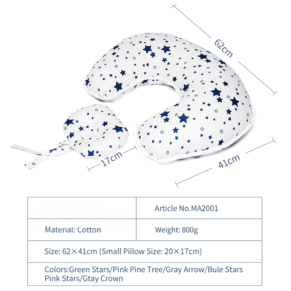 Almohada de lactancia Insular, almohada de lactancia de maternidad, cojín de cintura para lactancia en forma de U, mujeres embarazadas recién nacidas, 2 unids/set