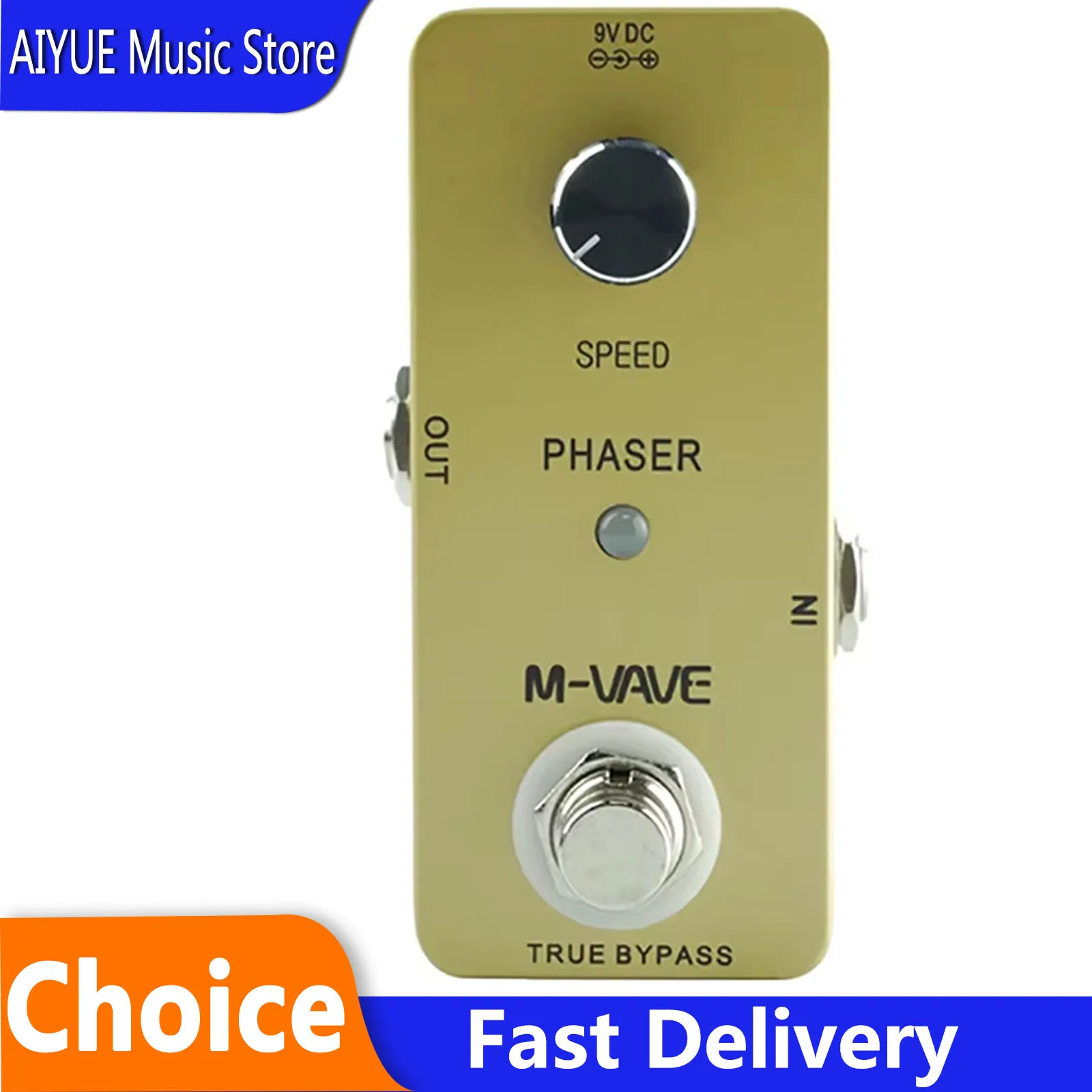 

M-VAVE PHASER Guitar Effect Pedal Analog Phase Effect True Bypass Zinc Alloy Shell Pedal Electric Guitar Accessories And Parts