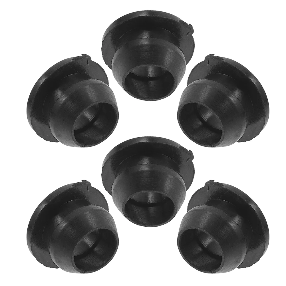 

6pcs RV Stove Grommets Plastic Cooktop Burner Grate Pad Sealing Washer for Camper Stovetop Gas Range Parts Furnace Accessories