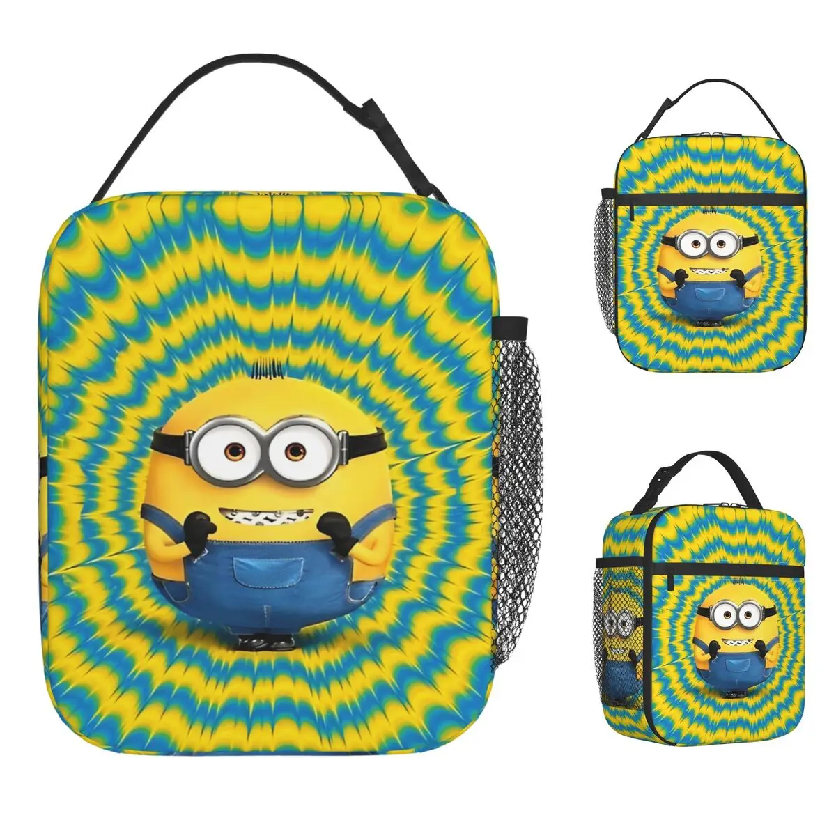 

M-Minions The Rise Of Gru Изолированная сумка для обеда Большая емкость Контейнер для обеда с героями мультфильмов Термосумка Tote Ланч-бокс Сумки для хранения еды