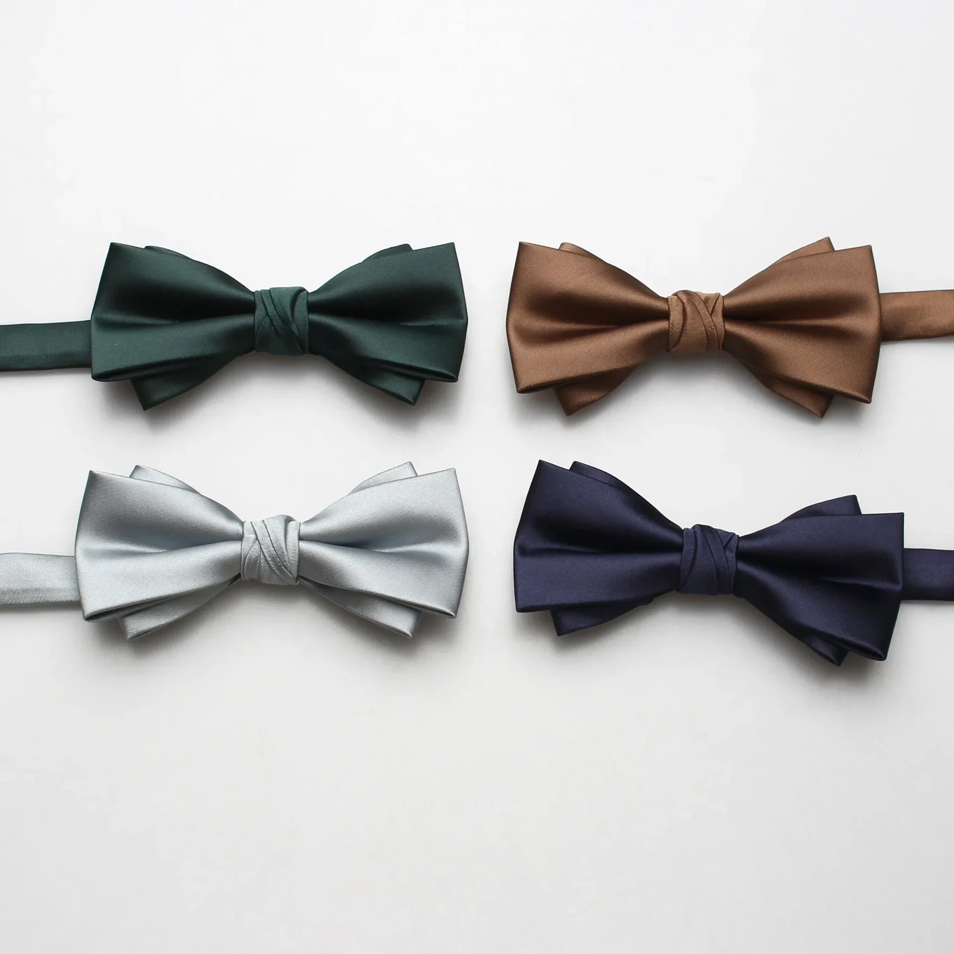 Reusable blue red wool Women children velvet boy girl men flexible green color bow tie black accessories