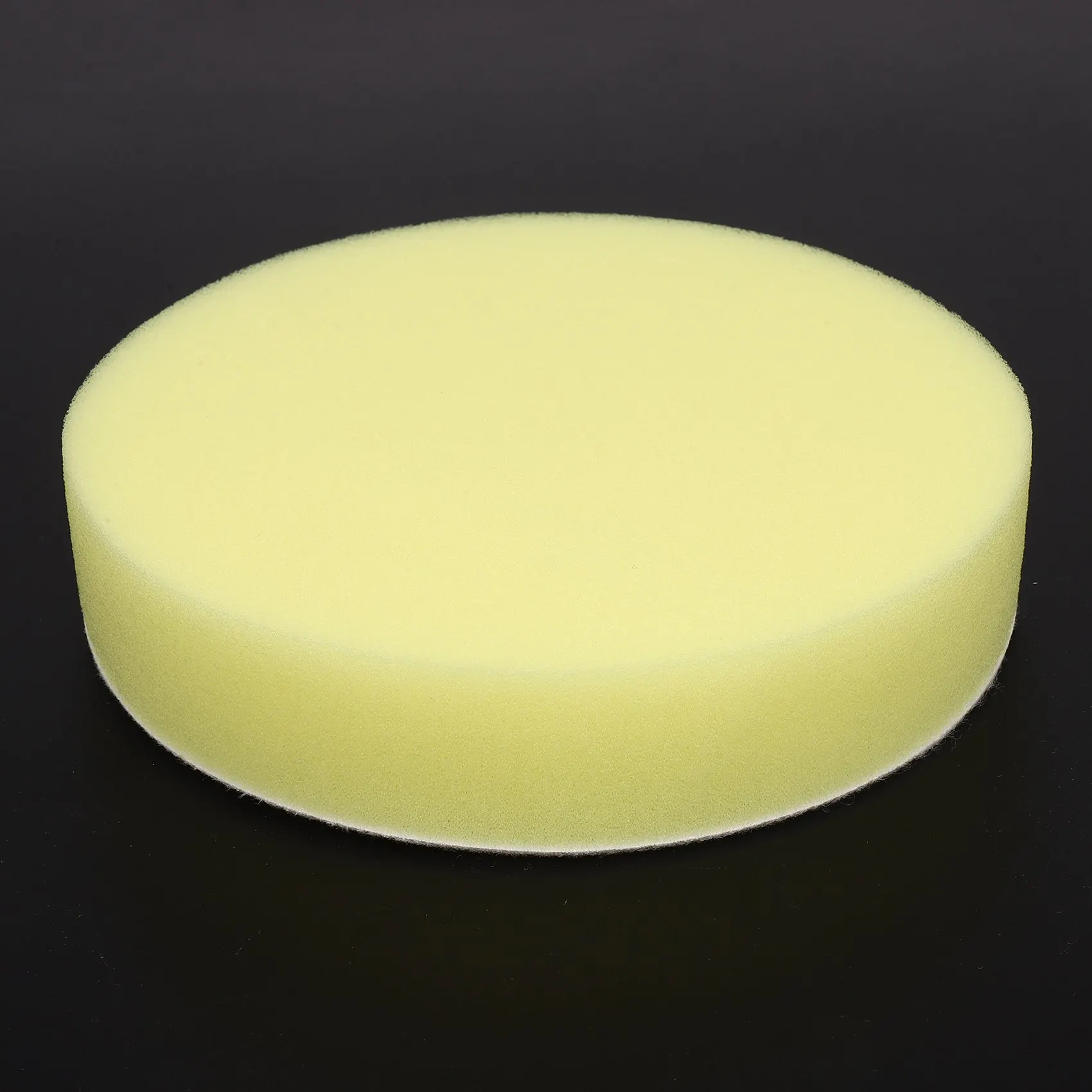 6 inch 150mm Soft Flat Sponge Buffer Polishing Pad Kit For Auto Car Polisher Color:Yellow