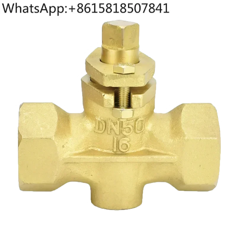 Two-way plug valve all copper wire port X13W-10T DN15 DN20 DN25 DN32 DN40 DN50