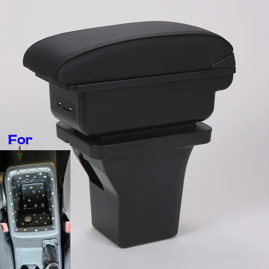 

For Chevrolet Aveo Armrest Box For Chevrolet Aveo Car Armrest 2023 2024 2025 2026 Retrofit parts Interior Storage Box Auto parts