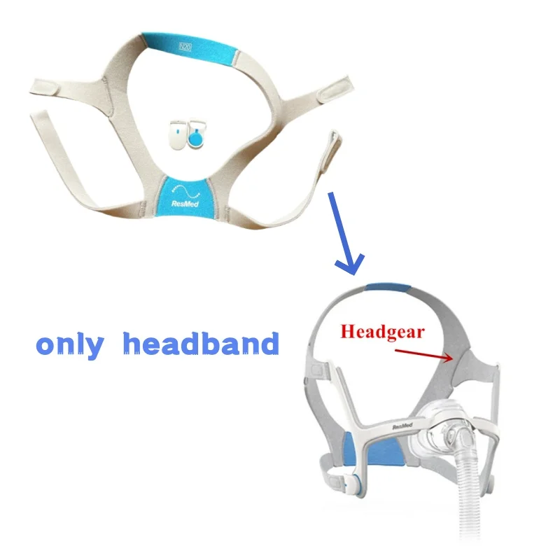 

ResMed AirFit N20 Nasal CPAP Mask Headgear with Clips Original Part - No Mask Or Accessories Included