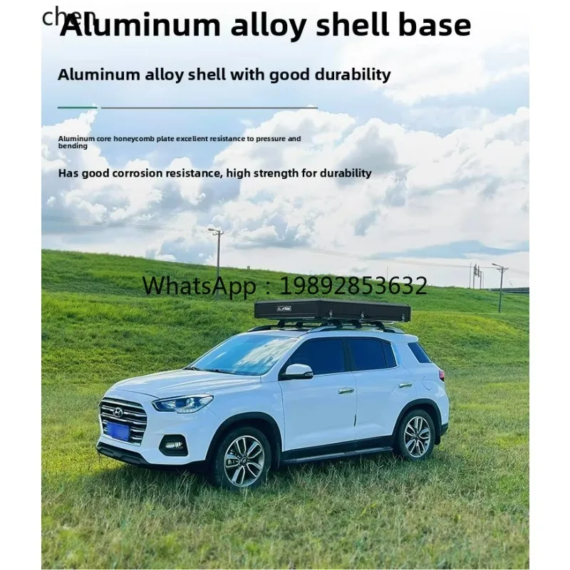 aluminum alloy sunroof into the car roof tent fully automatic folding self-driving tour car tent