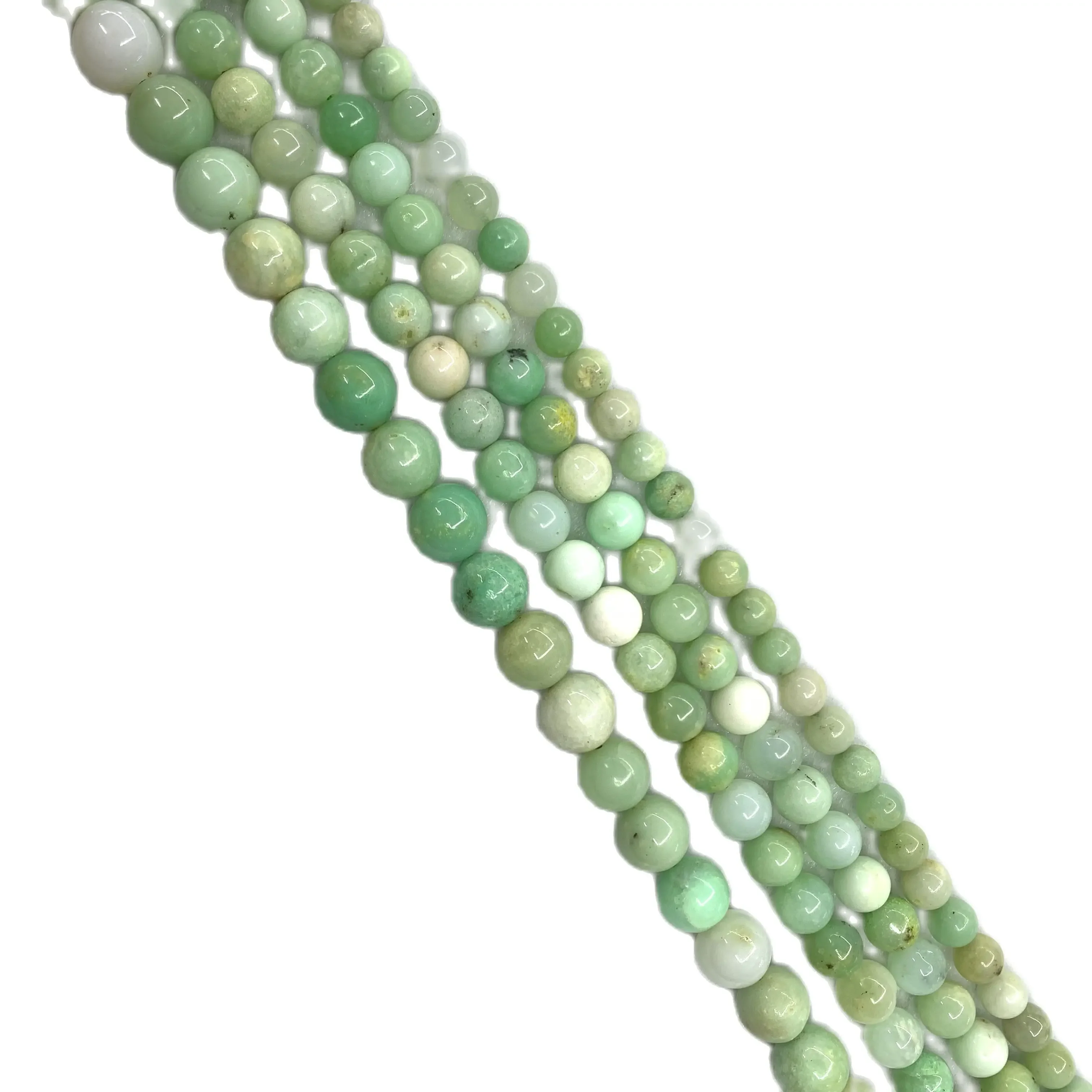 Natural Australian Jades 6 8 10mm AAA Chrysoprase Stone Round Loose Beads for Jewelry Making Diy Bracelet Charms For Wholesale