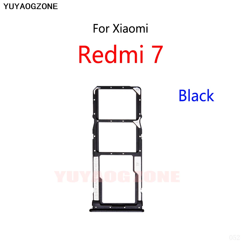 SIM Card Slot Tray Holder Sim Card Reader Socket For Xiaomi Redmi 7 / Redmi Y3