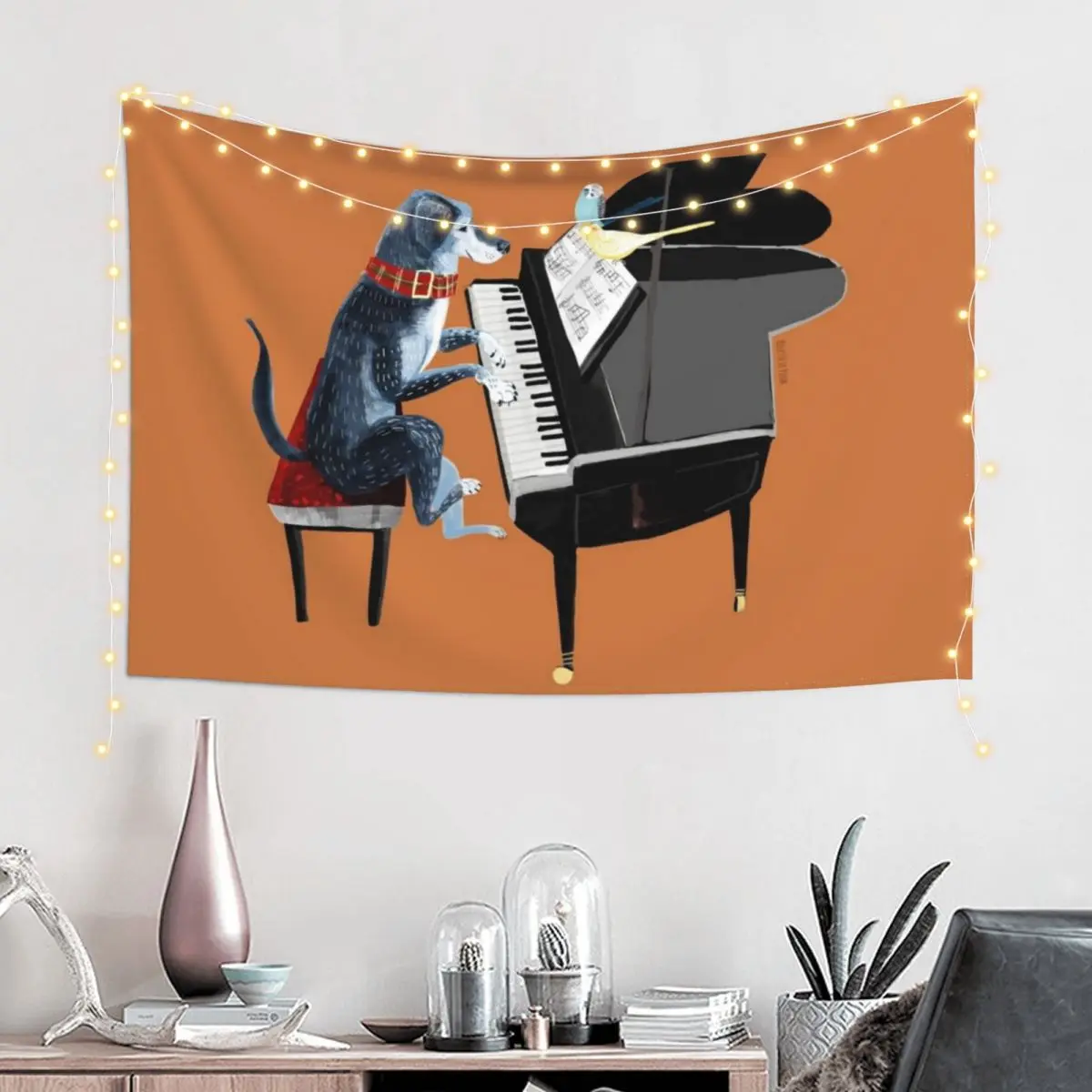 

Piano lesson with Angel Tapestry Room Decor For Girls Bed Room Decoration On The Wall Tapestry