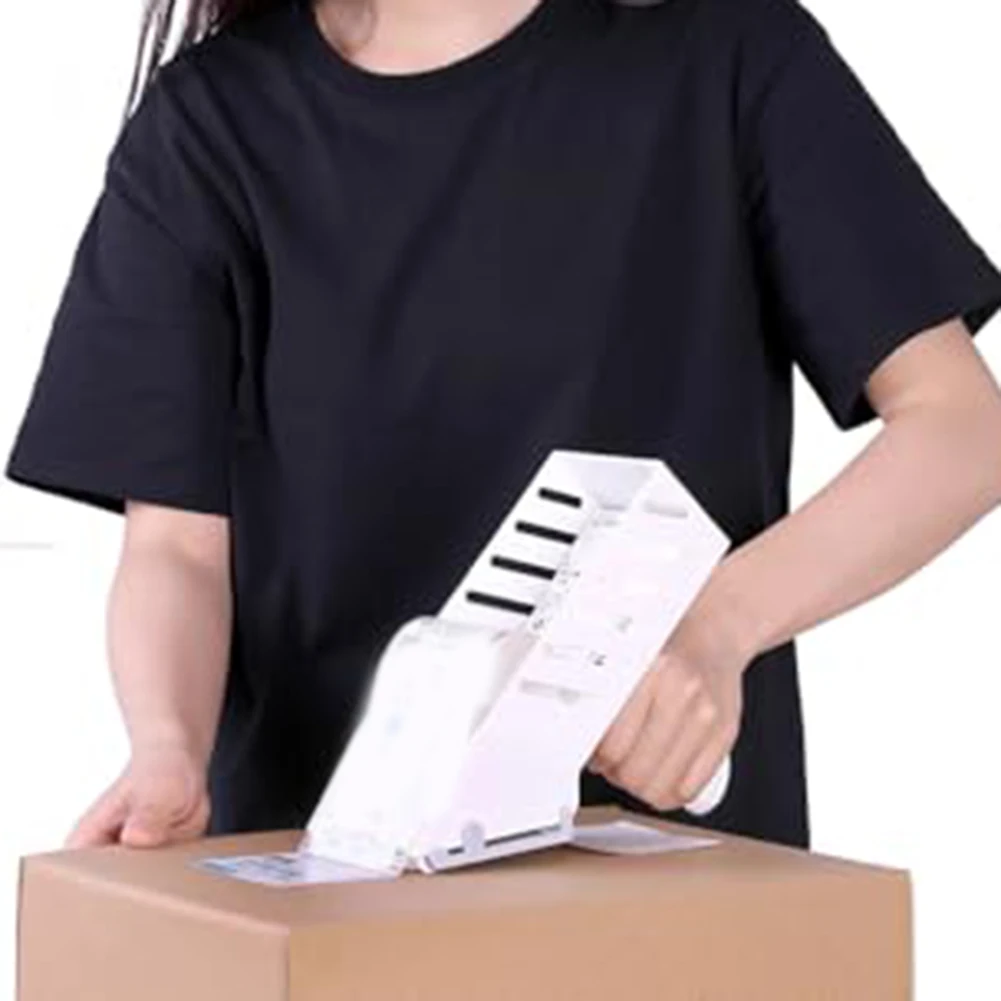 Handheld Label Applicator for Fast Express Labeling with Large Capacity and User Friendly Magnetic Roller Design