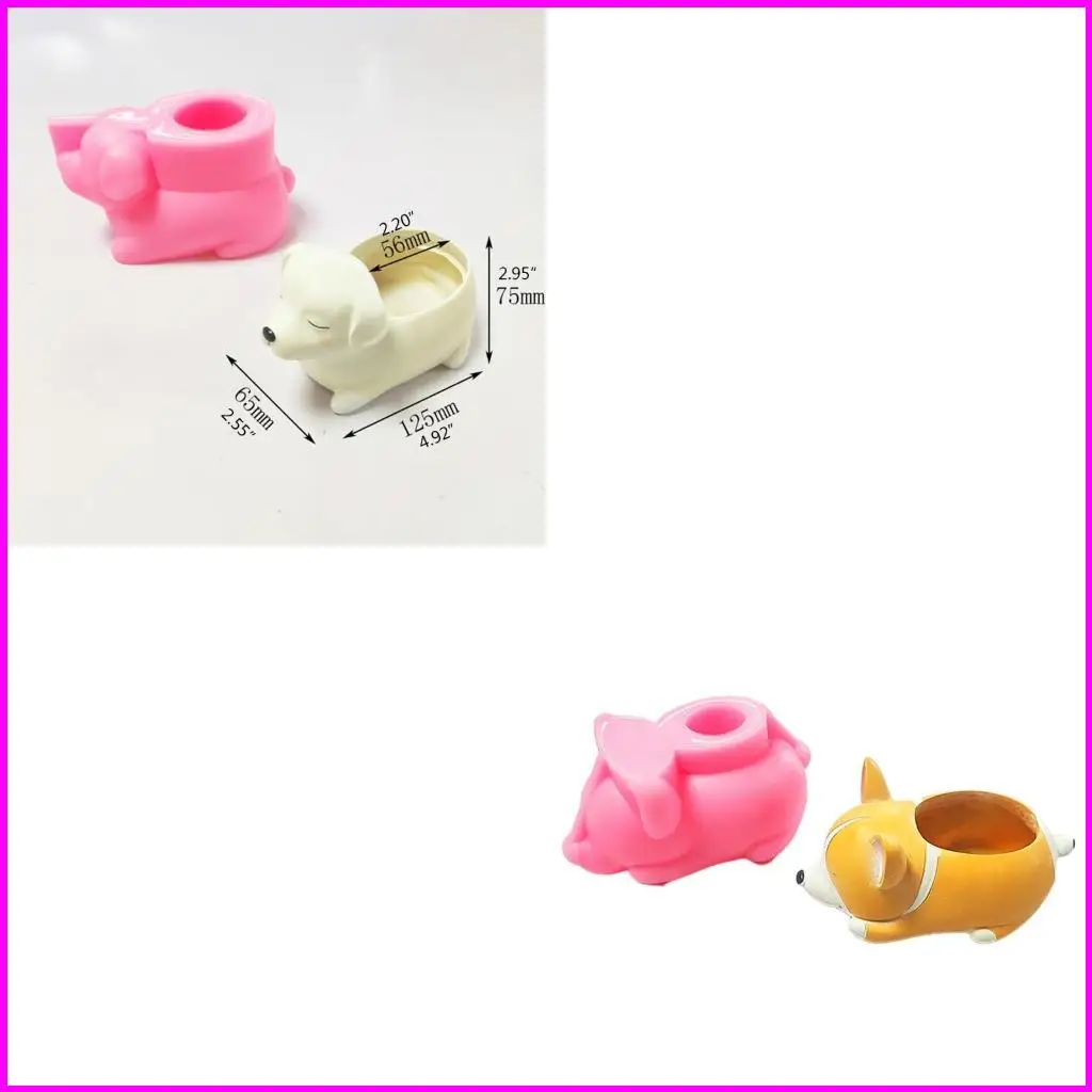 

for Creative Puppy-shape Silicone Mold DIY Handmade Crafts Ornaments Mold Birthday Gift Party Decorations Supplies