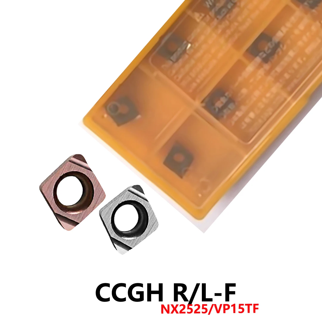 

Оригинальные CCGH060202L CCGH060204L CCGH060202R F NX2525 VP15TF твердосплавные вставки лезвия держатель инструментов с ЧПУ CCGH CCGH060202 CCGH060204