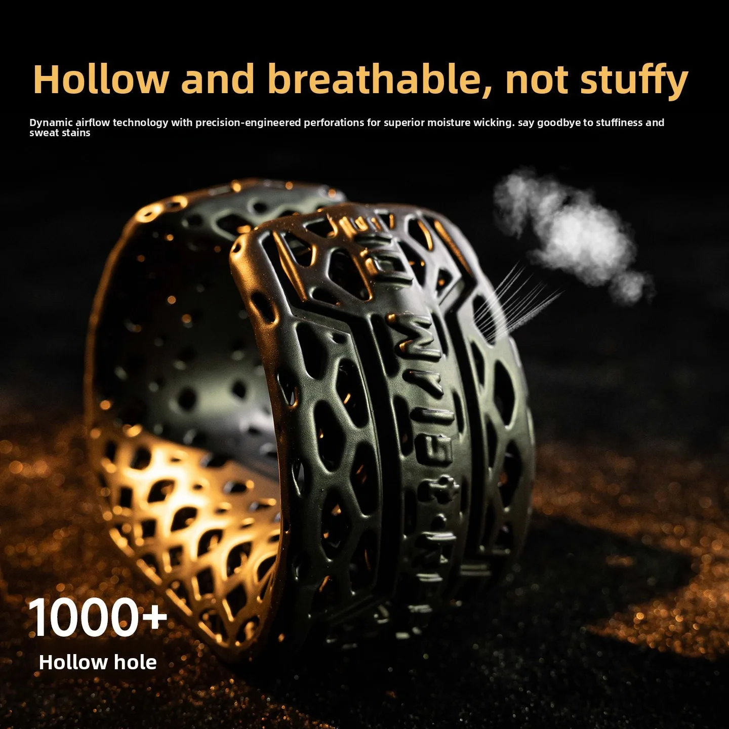 3D Printed Ring Wrist Support, Anti-slip Movable Mouse Wrist Rest, Breathable Elastic Wrist Pad for Typing Computer Office