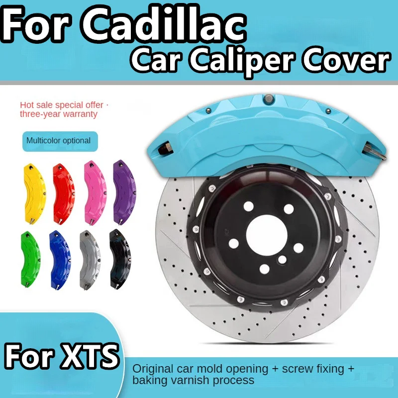 

For Cadillac XTS Brake Caliper Cover Rear Wheel Modification Kit Fit 2.0T 3.6L 28T 36S 2013 2014 2015 2016 2017 2018