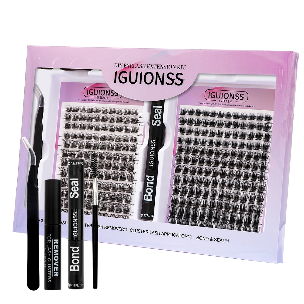 Eye Lash Clusters Set Individuele Wimpers Cluster Wimper Extensions D Curl Wimpers Clusters Lijm Verwijderaar Pincet