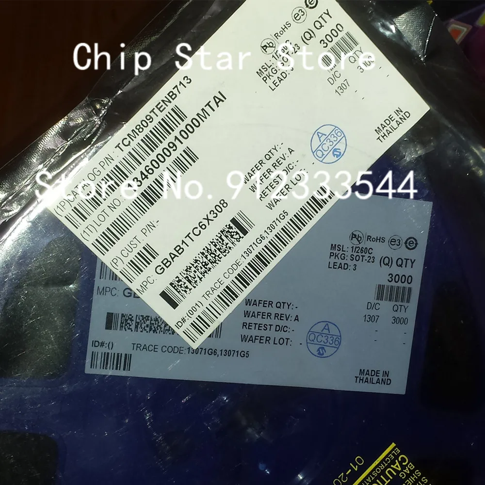 5-100pcs  TCM809TENB713  TCM809TENB  TCM809  SOT23-3  100%New And Original