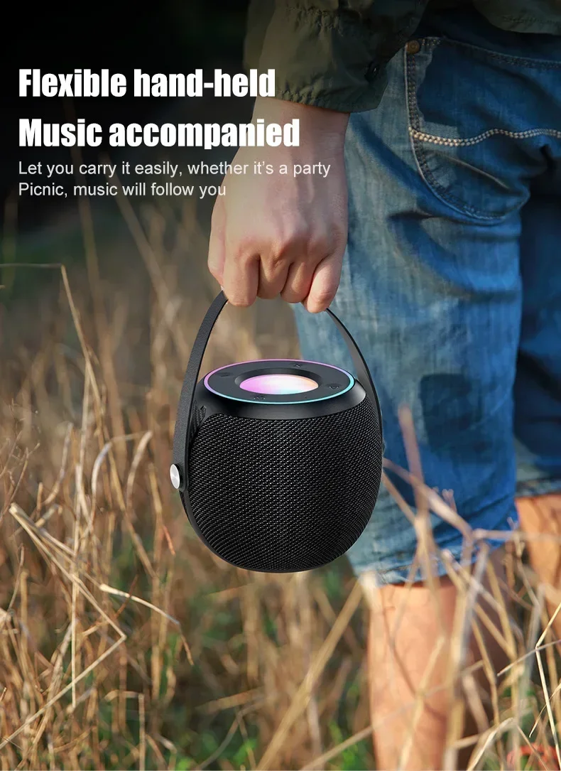 57687432bwoofer desktop colorful steel gun Bluetooth mini speaker