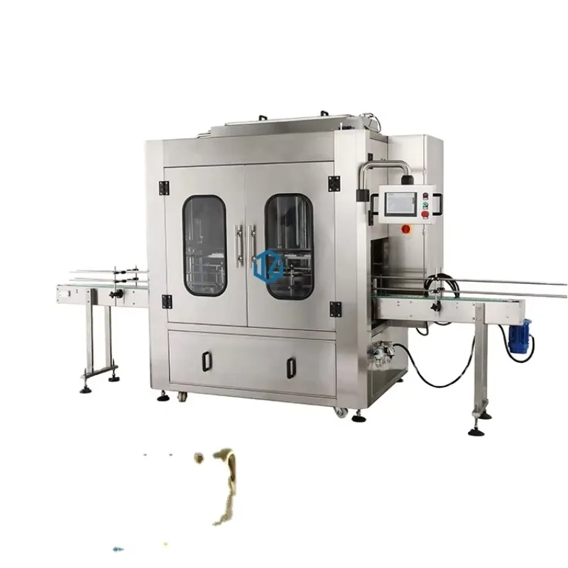 Factory Customized Liquid Fluid Packaging Equipment Fully Automatic Filling Capping and Labeling Production Line