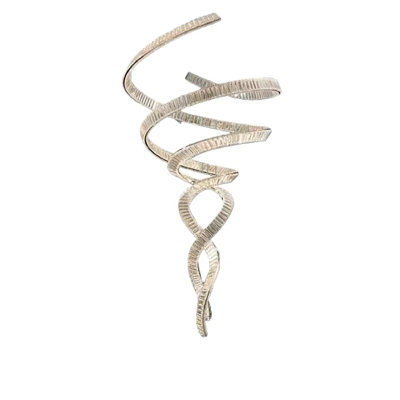

Designer light luxury art stairwell duplex building atmosphere crystal streamer chandelier