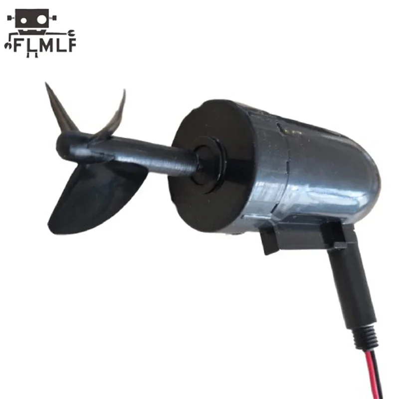 Rc Boat 12V Underwater Thruster Motor Engine 10cm or 13cm Waterproof Propulsor 3-blade Propeller for RC Fishing Bait Boat Parts