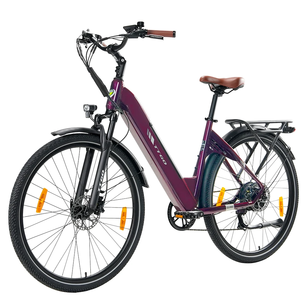 Elektrische fiets 28 inch 20AH 120KM Max. bereik City Commuter Ebike, 25 km/u 250W Bafang-motor, koppelensor, 7 versnellingen, hydraulische remmen