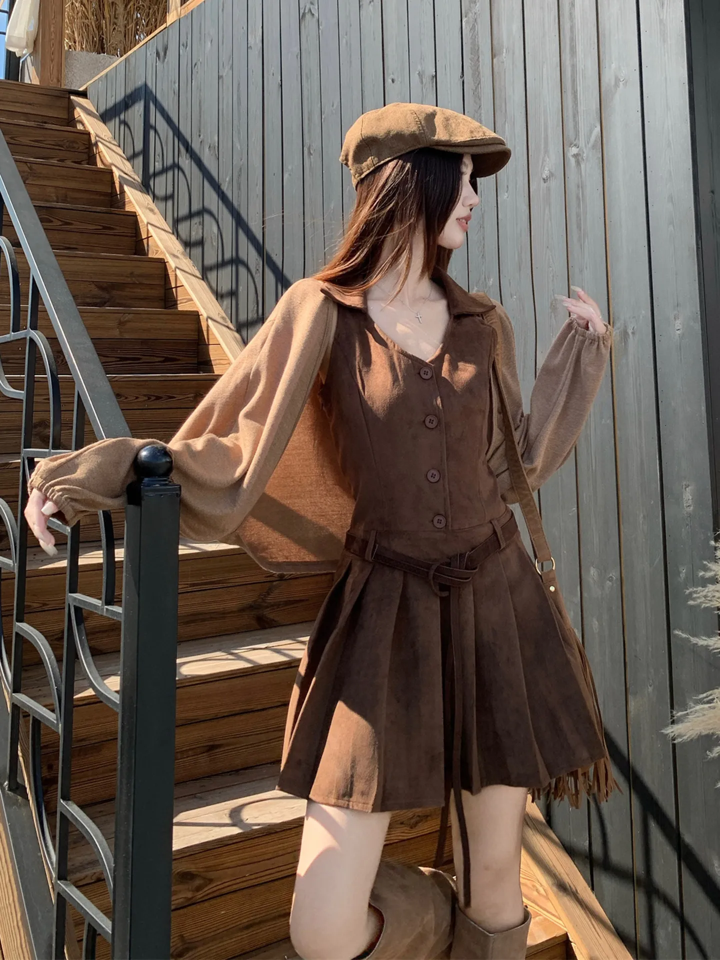 

Cardigans Aesthetic Women Button-Down Boxy-Fit Knitting Sleeve Chic Design Special Trendy Outfits Streetwear Style Minimalism Bf