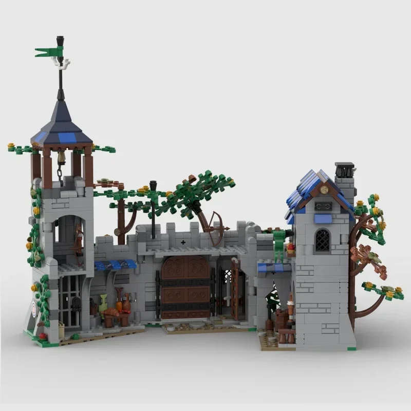 

Medieval Fortress Model Moc Building Bricks Castle Forest Technology Modular Blocks Gifts Christmas Toys DIY Sets Assembly