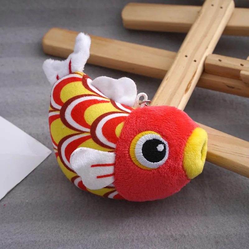 1 stücke 9CM Neue Fisch Kleine Stofftier Geschenk Dekoration Plüsch Spielzeug Puppe Kreative Schul Auto Charme Schlüsselbund kinder Plüsch Spielzeug