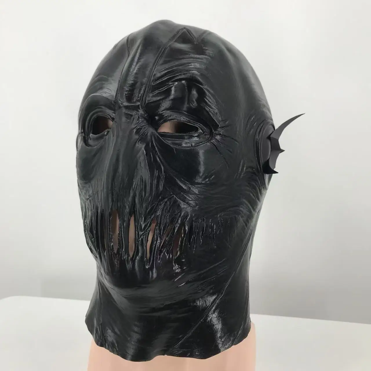 Anime Black Flash Mask Cosplay Costume Latex Masks Helmet Party Props