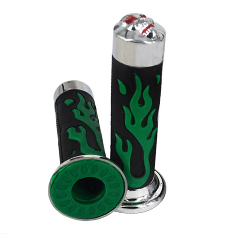 22/24mm Universal Motorcycle Handlebar Colored Skeleton Rubber Handle Grip Scooter Handlebar for Harley Honda Yamaha Suzuki