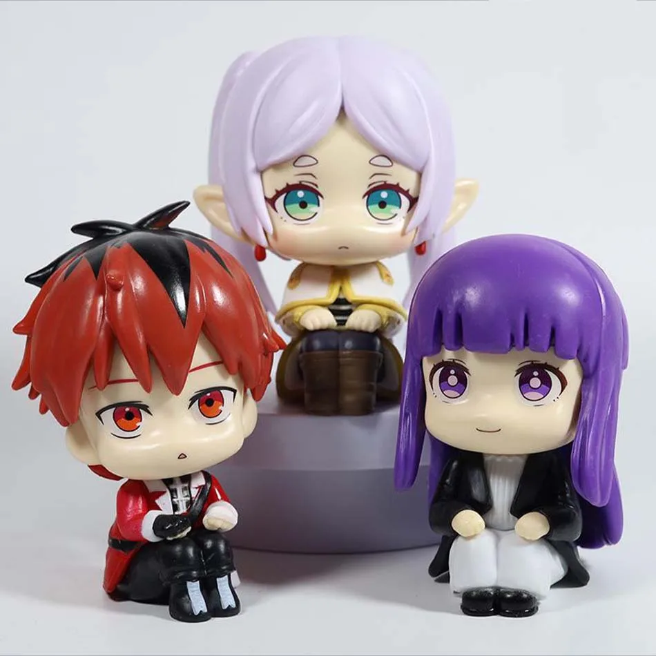 New Frieren Beyond Journey's End Anime Girl Figure Sousou no Frieren Action Figure Fern/Frieren/Huckle Figurine Model Doll Toys