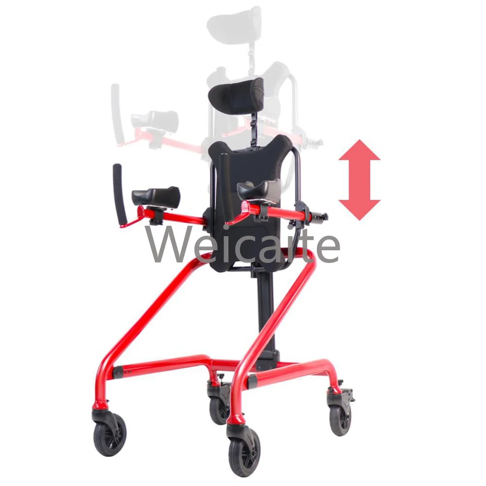 GT01 Paralhada Cerebral Ajustável Treinador de Gait Pediátrico Walker com Esquiências Especiais para Disabilidades Assento Infantil