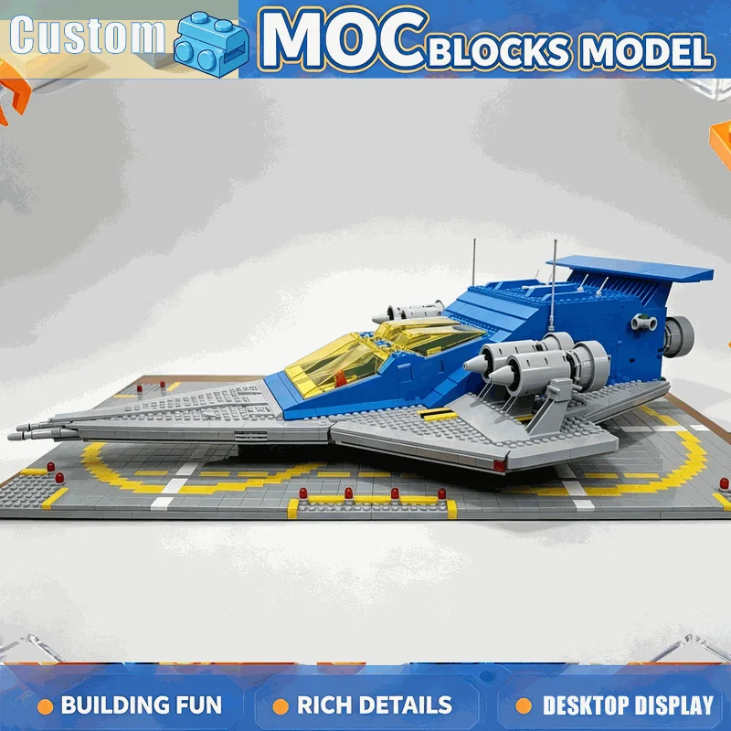 1384PCS Double Lunar Landing Field Space Base Building Blocks For Super Galaxy Explorer Model DIY Creative Educational Toy Gift